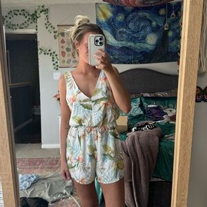 Forever 21 Floral Romper